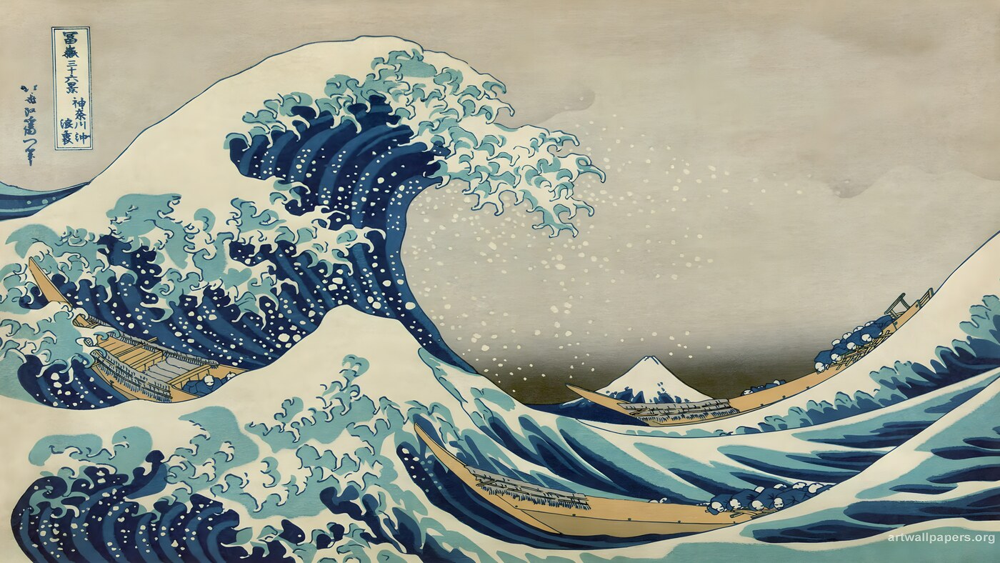 La grande onda di Kanagawa, Katsushika Hokusai